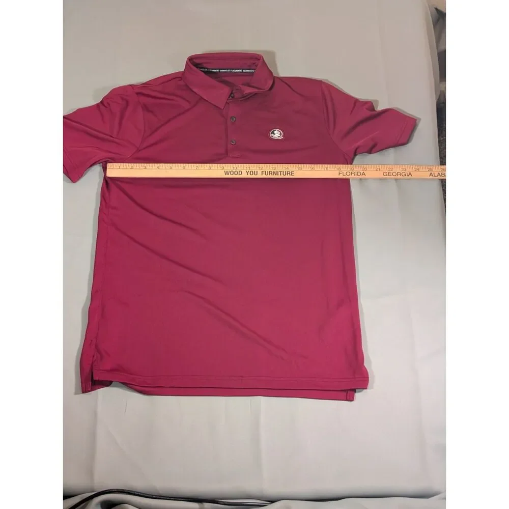 Nike Florida State Seminoles FSU Dri-FIT Polo Shirt Garnet Men’s Medium NCAA